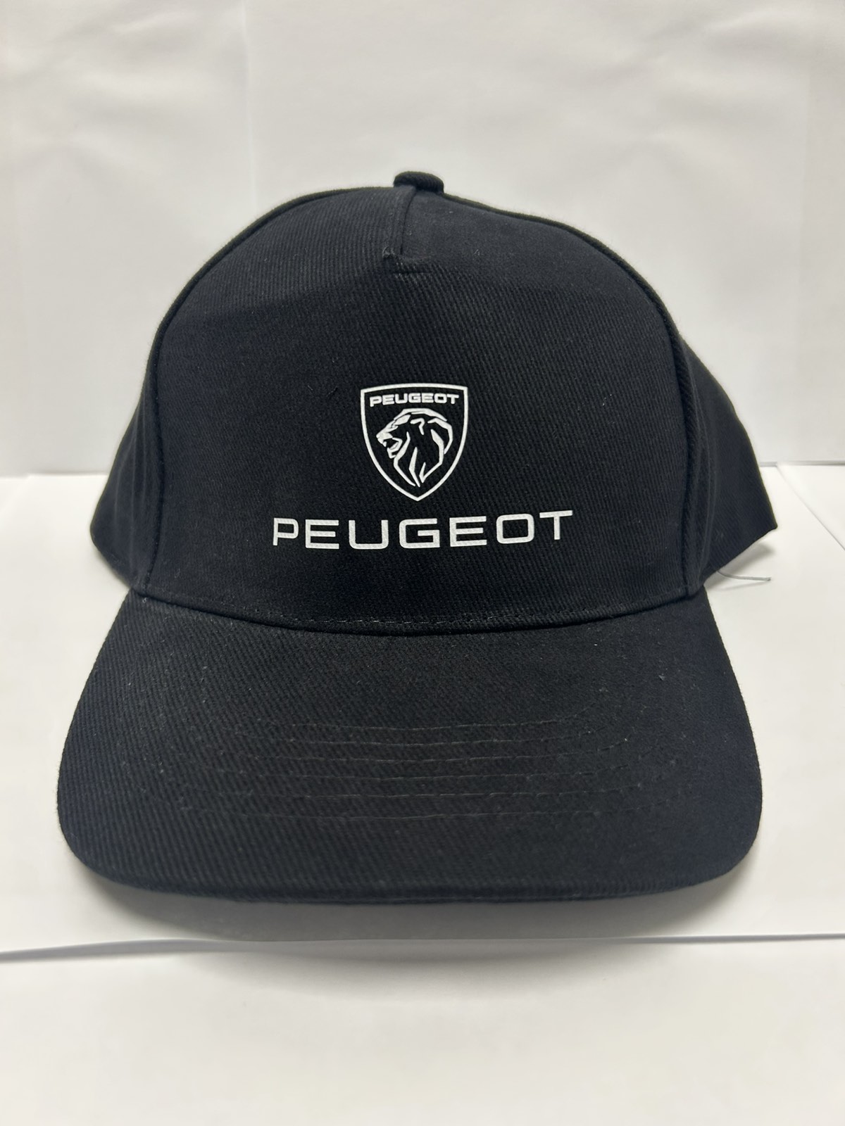 Бейсболка-кепка з логотипом Peugeot (синя/чорна/біла) (42792)