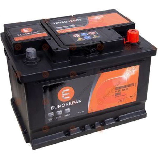 Акумулятор автомобільний Eurorepar 12V 60AH 1609232880 (43158)