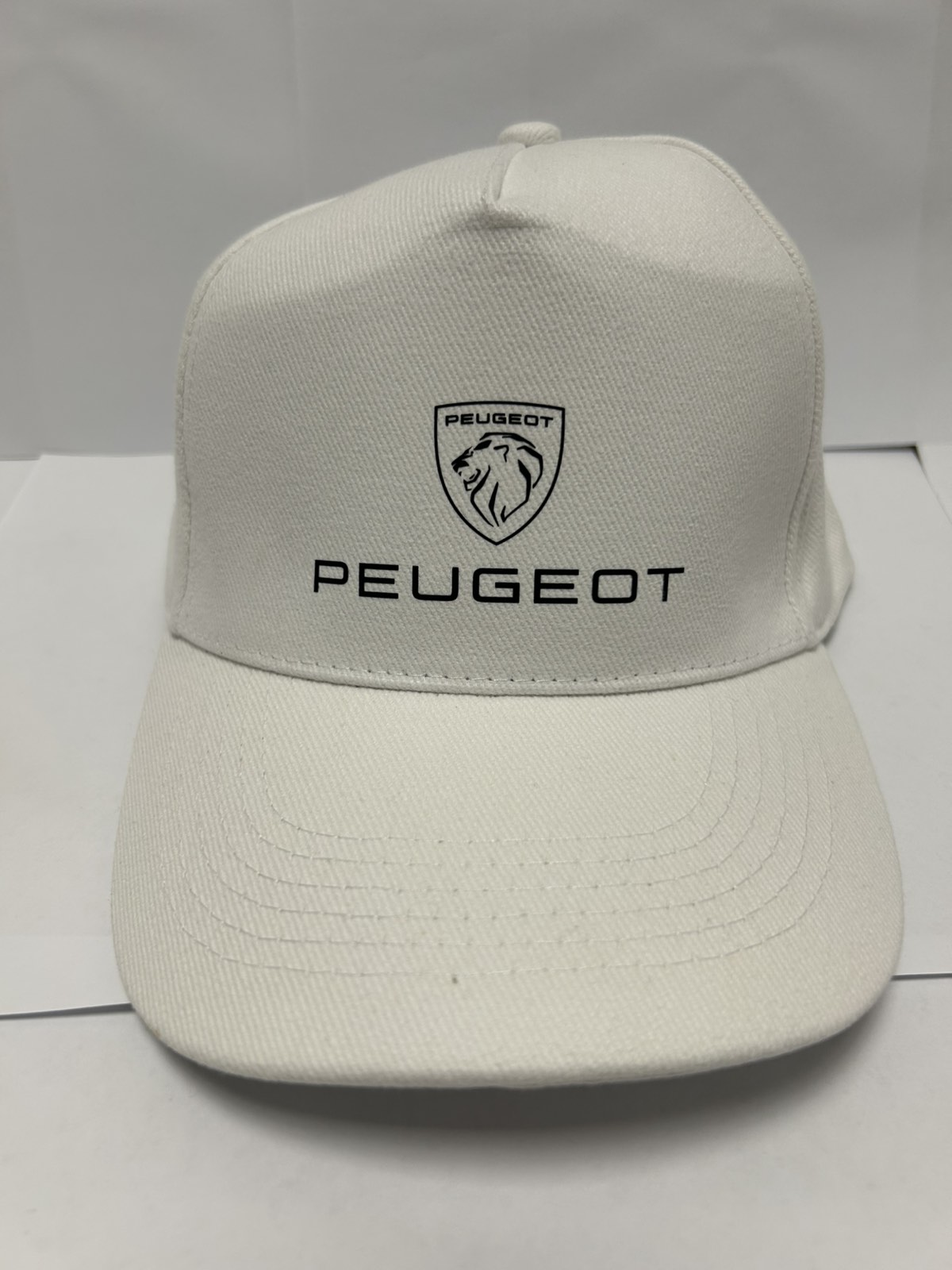 Бейсболка-кепка з логотипом Peugeot (синя/чорна/біла) (42792)