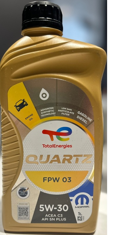 Олива моторна QURTZ MOPAR FPW03 5W30 1л. (41501)