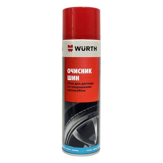 Очисник шин, спрей 500мл Wurth (41360)
