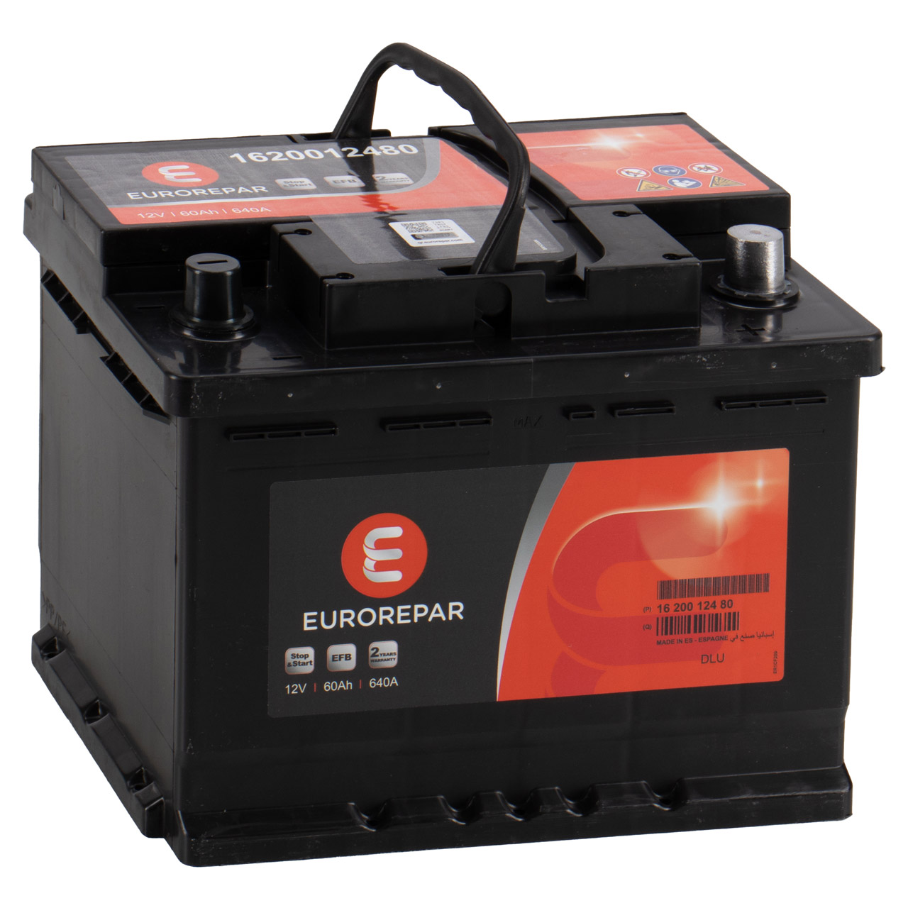 Акумулятор автомобільний Eurorepar 12V 60AH 1620012480 (43151)