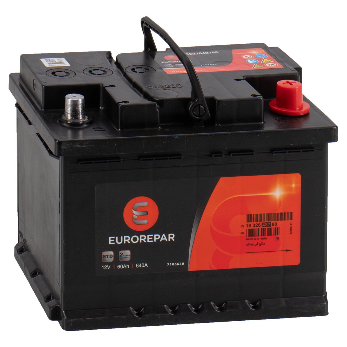 Акумулятор автомобільний Eurorepar 12V 60AH 1632648780 (43160)